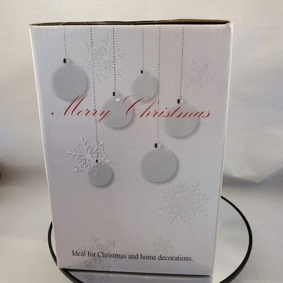 5.125” LED Ceramic Snowman Christmas Holiday Decor Light Up Figurine NIB - Picture 5 of 7